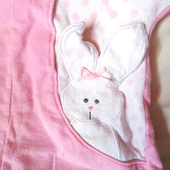 Vintage Carter's Baby girl Bunny Spring One-piece - Picture 2 of 8